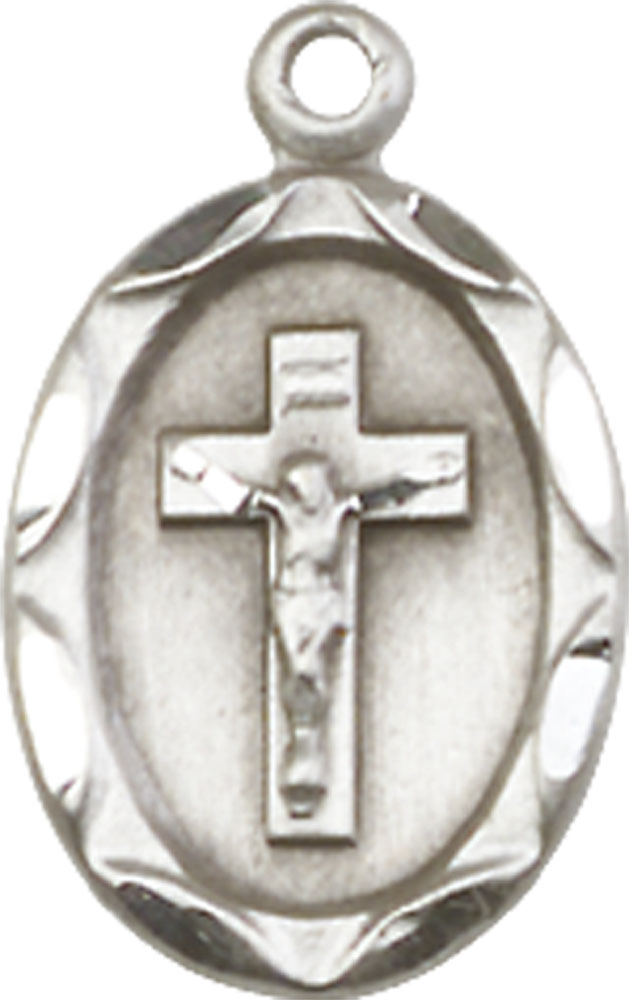 Sterling Silver Crucifix Medal