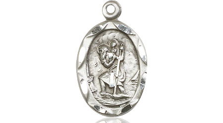 Sterling Silver Saint Christopher Medal