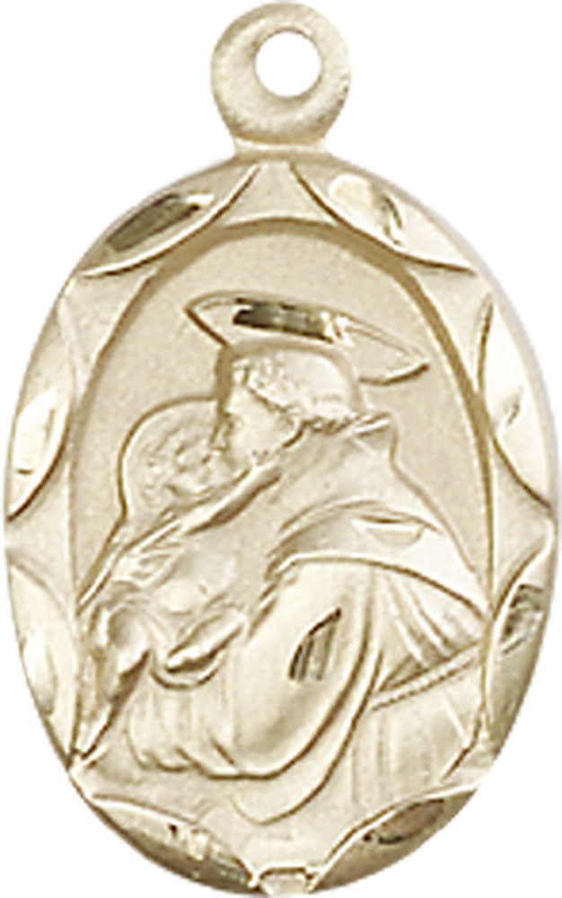 14kt Gold Filled Saint Anthony of Padua Medal