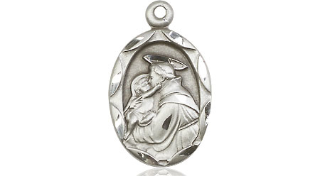 Sterling Silver Saint Anthony of Padua Medal