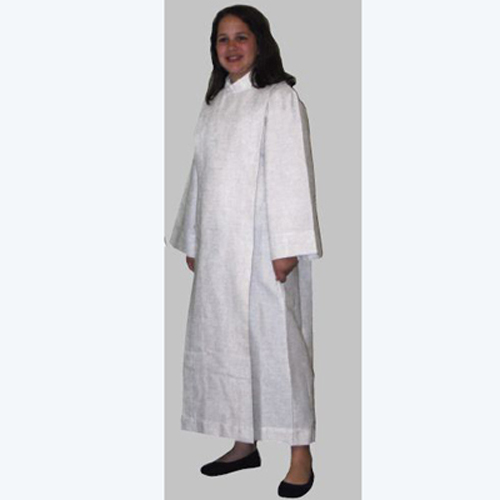 100% Polyester Front Wrap Cassock Alb