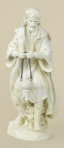 27&quot; Scale Ivory Praising Wise Man Fig - Christmas