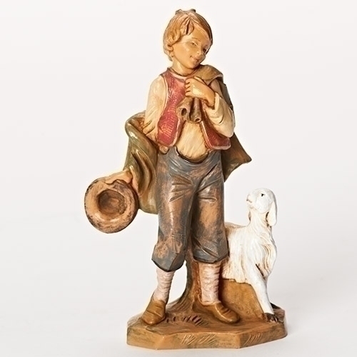 Lucas, Little Boy Figure 5&quot; - Christmas