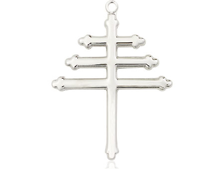 Sterling Silver Maronite Cross Medal