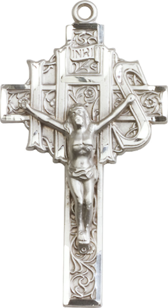 Sterling Silver Crucifix Medal