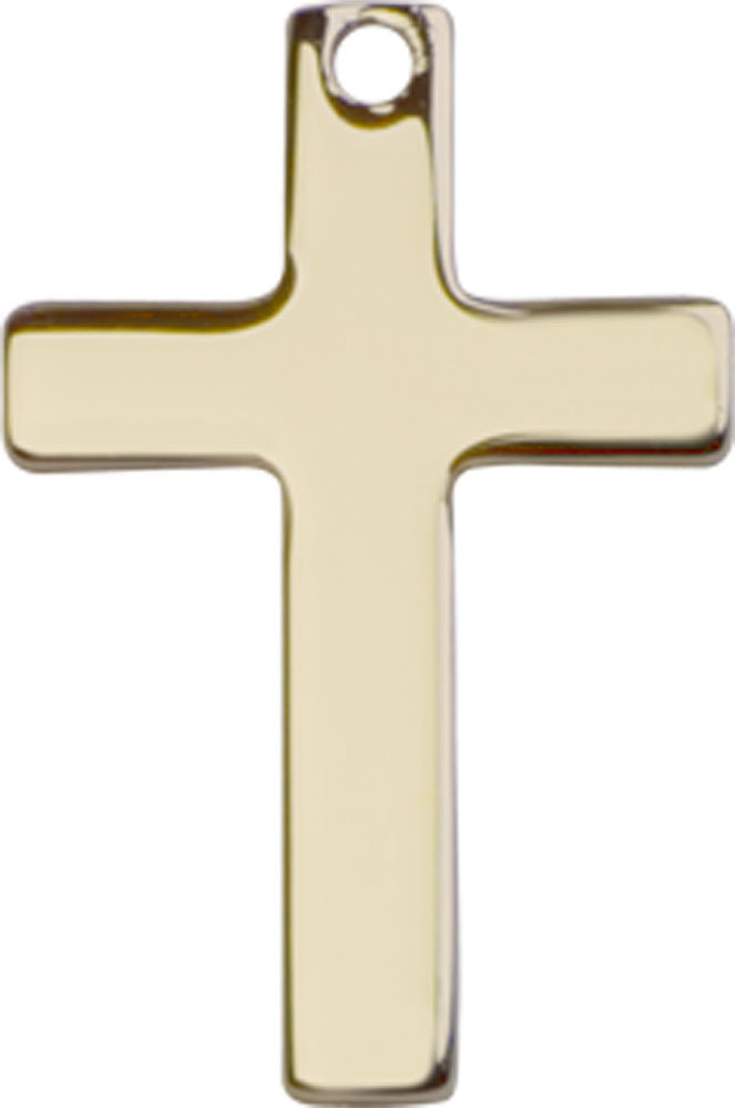 14kt Gold Filled Cross Medal