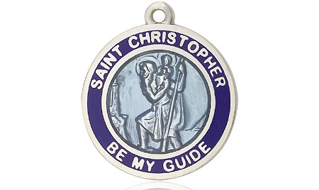 Sterling Silver Saint Christopher Medal