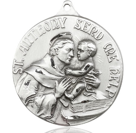 Sterling Silver Saint Anthony Medal