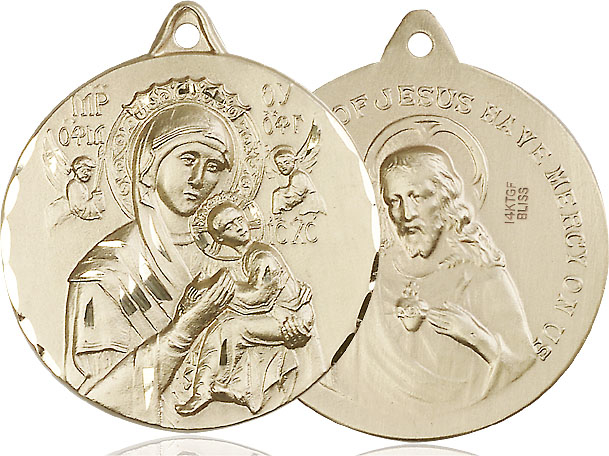 14kt Gold Filled Our Lady of Perpetual Help Medal