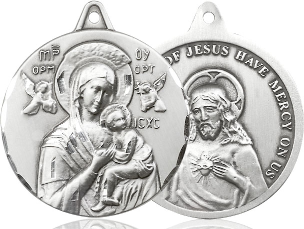 Sterling Silver Our Lady of Perpetual Help Medal