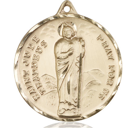 14kt Gold Filled Saint Jude Medal