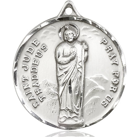 Sterling Silver Saint Jude Medal