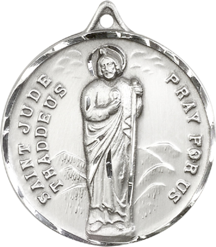 Sterling Silver Saint Jude Medal