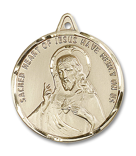 14kt Gold Filled Scapular Medal