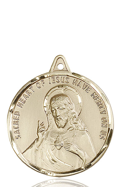 14kt Gold Scapular Medal