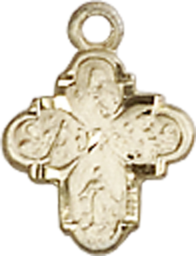 14kt Gold Filled 4-Way Medal
