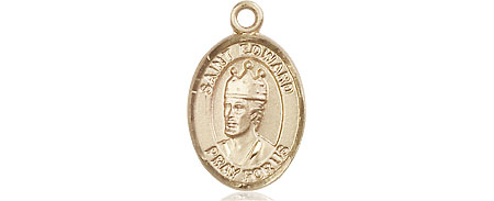 14kt Gold Saint Edward the Confessor Medal