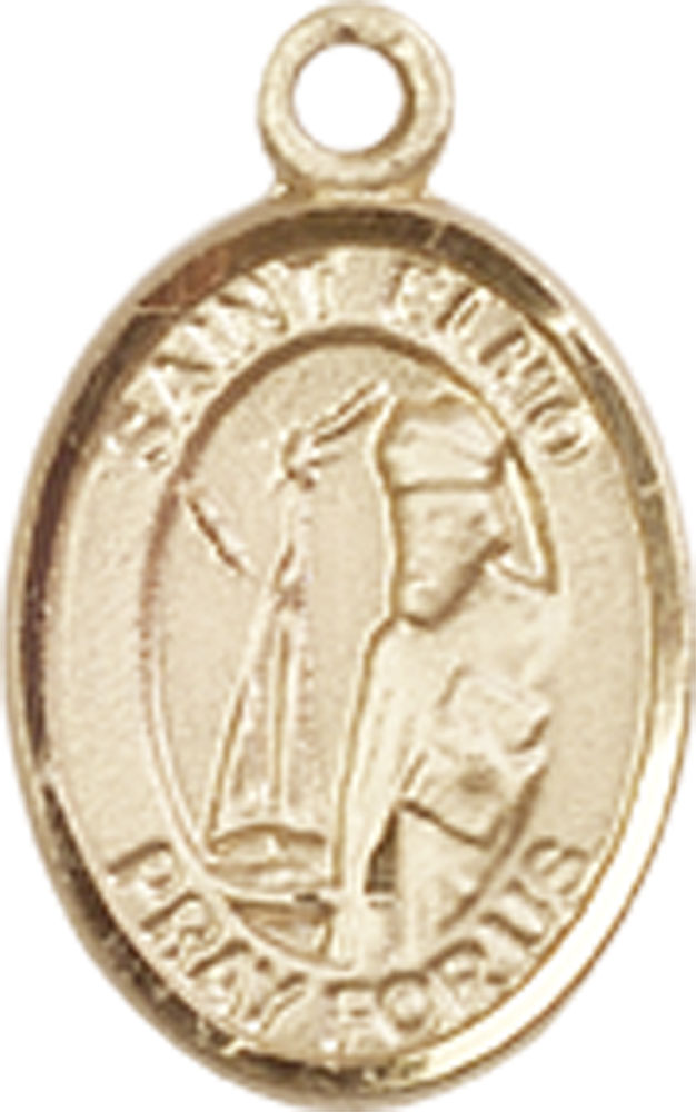 14kt Gold Saint Elmo Medal