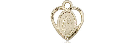 14kt Gold Saint Ann Medal