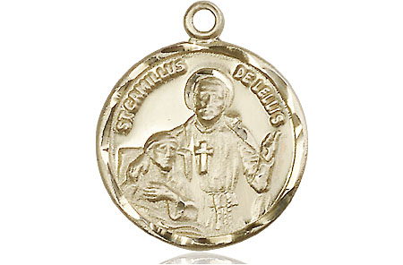 14kt Gold Saint Camillus of Lellis Medal