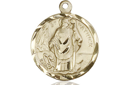 14kt Gold Saint Patrick Medal