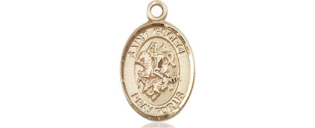 14kt Gold Saint George Medal