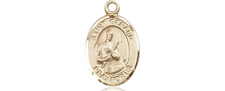 14kt Gold Saint Gerard Majella Medal