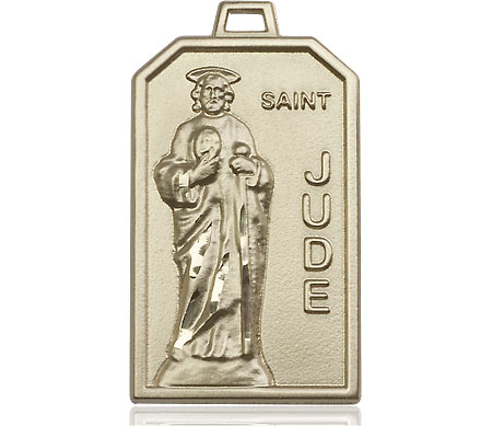 14kt Gold Saint Jude Medal