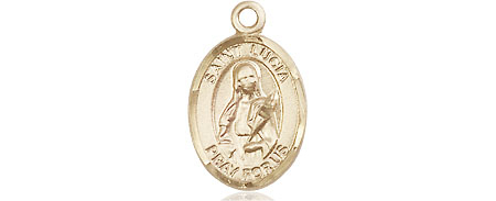 14kt Gold Saint Lucia of Syracuse Medal