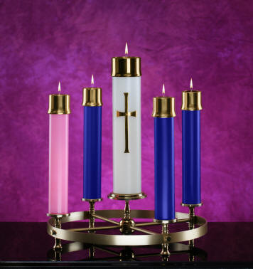 Oil Burning Advent Set (Shells)