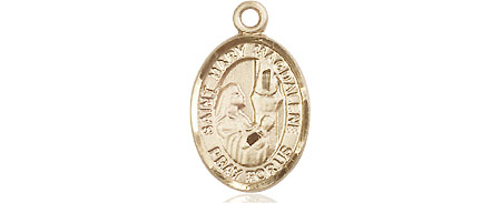 14kt Gold Saint Mary Magdalene Medal