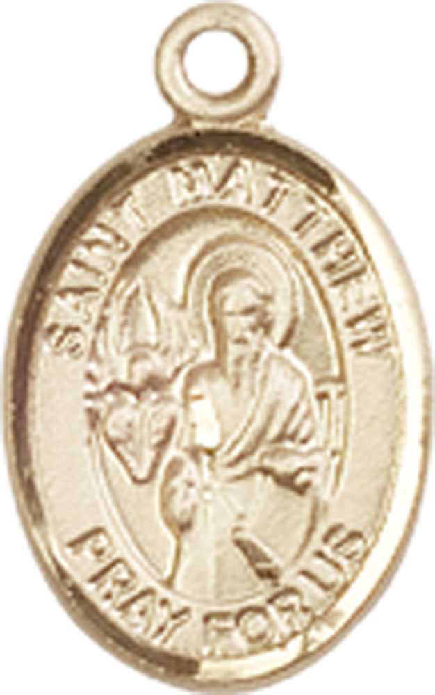 14kt Gold Saint Matthew the Apostle Medal
