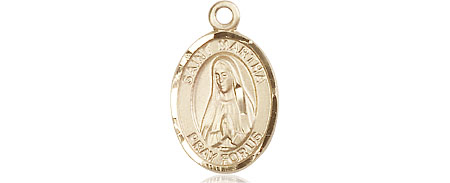 14kt Gold Saint Martha Medal