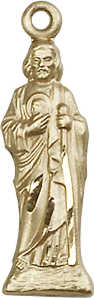 14kt Gold Saint Jude Medal