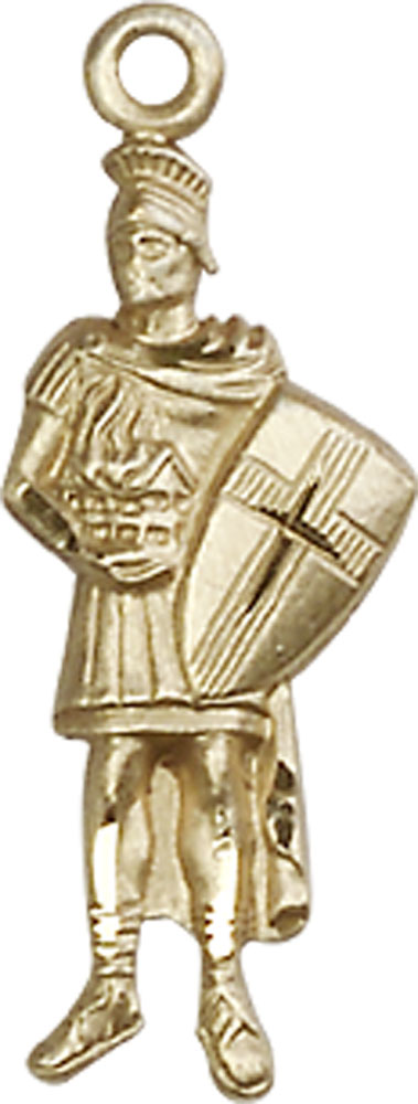 14kt Gold Saint Florian Medal