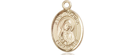 14kt Gold Saint Monica Medal