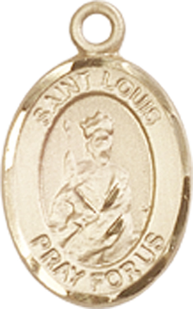 14kt Gold Saint Louis Medal