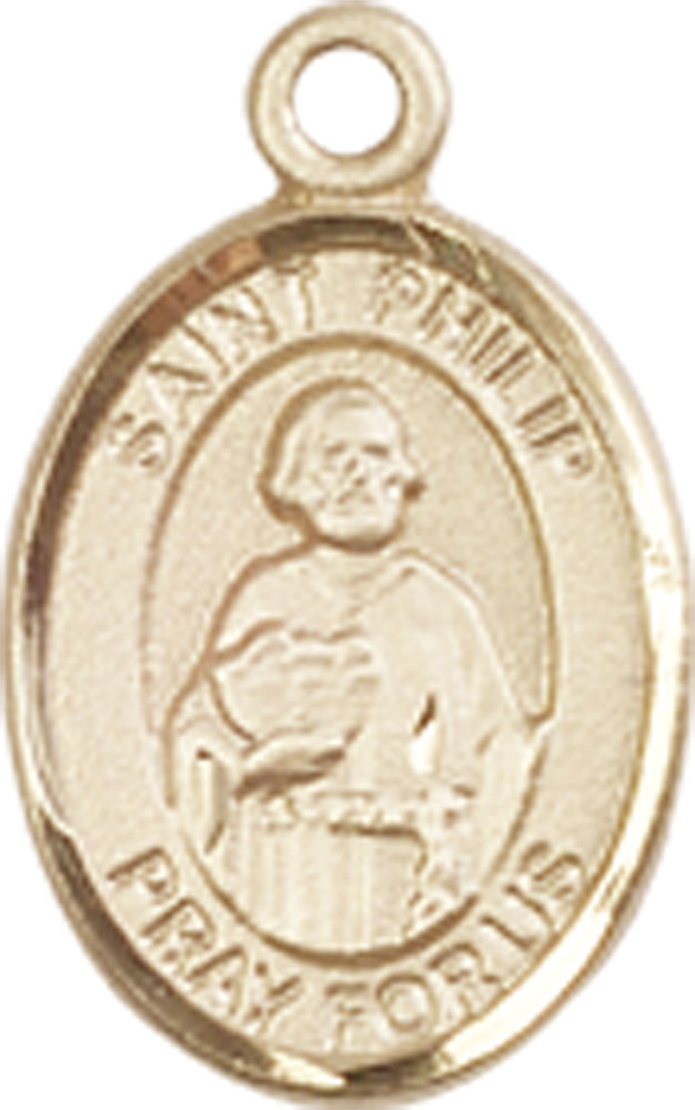 14kt Gold Saint Philip the Apostle Medal