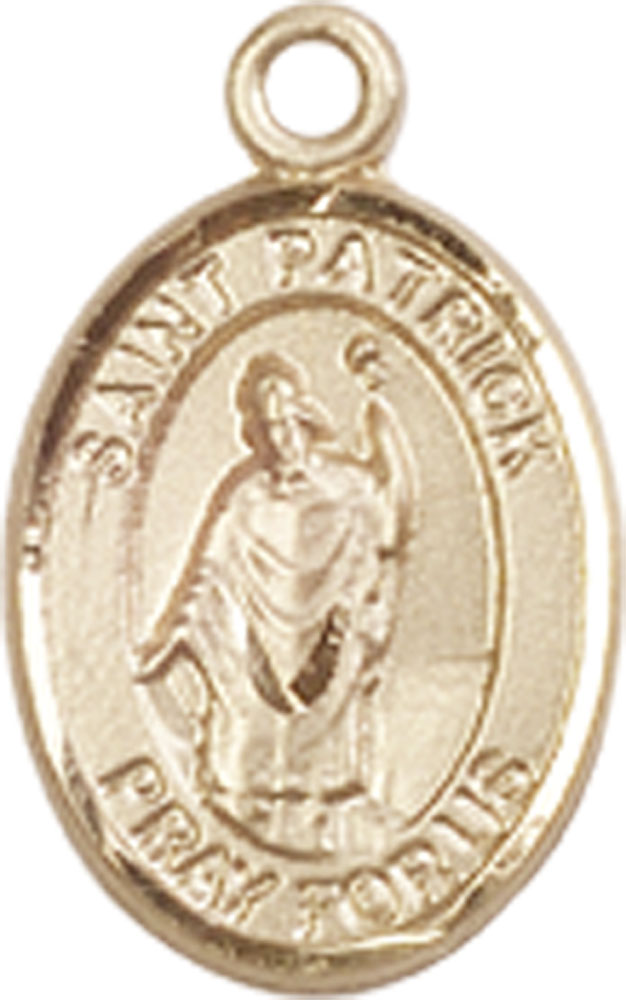 14kt Gold Saint Patrick Medal