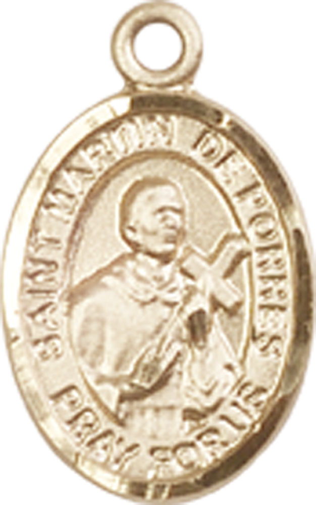 14kt Gold Saint Martin de Porres Medal