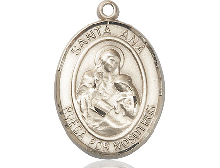 14kt Gold Santa Ana Medal