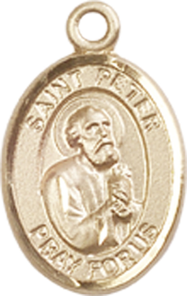 14kt Gold Saint Peter the Apostle Medal