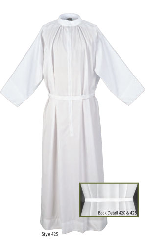 100% Polyester Classic Alb