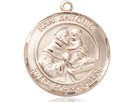 14kt Gold San Antonio Medal