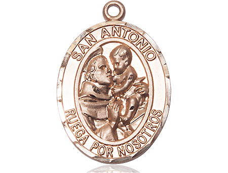 14kt Gold San Antonio Medal