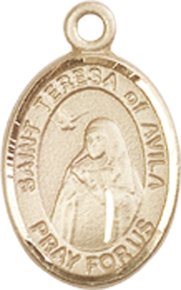 14kt Gold Saint Teresa of Avila Medal