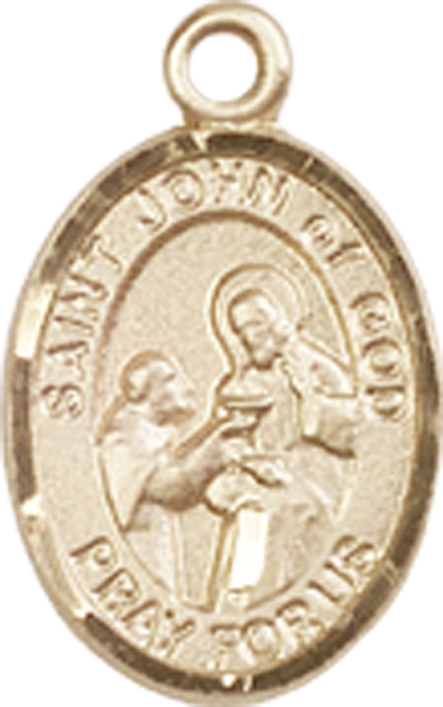 14kt Gold Saint John of God Medal