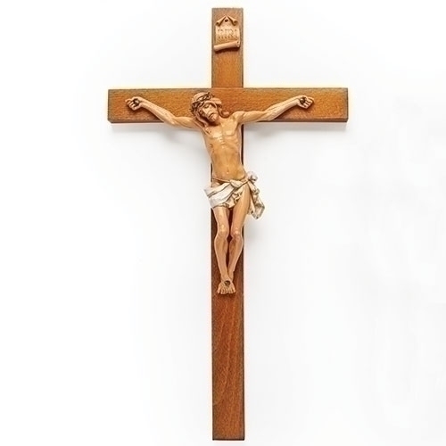22.5in. Fontanini Crucifix - Christmas