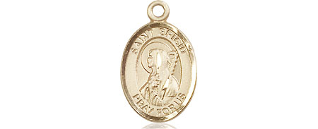 14kt Gold Saint Brigid of Ireland Medal