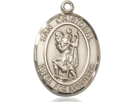 14kt Gold San Cristobal Medal